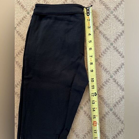 Tory Burch Charcoal texturized Leggings with side seam detail.  XS - Picture 10 of 11
